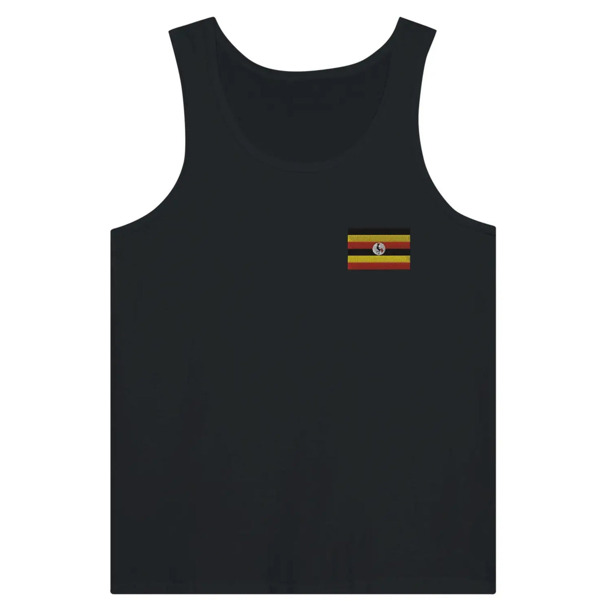 Débardeur drapeau ouganda en broderie - pixelformaflag