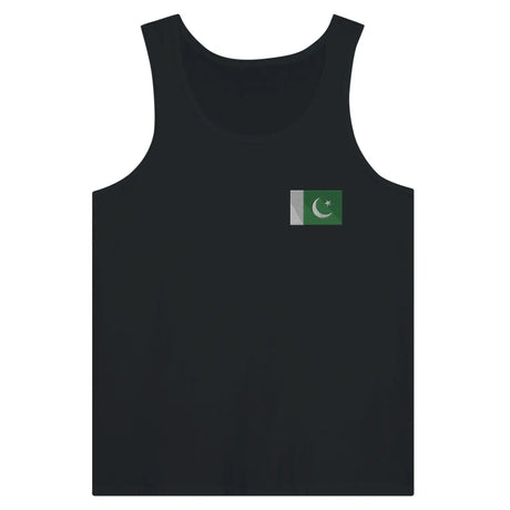 Débardeur drapeau pakistan en broderie - pixelformaflag