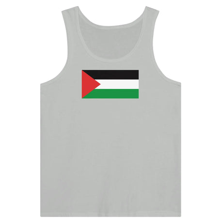 Débardeur drapeau palestine coton peigné tissu léger