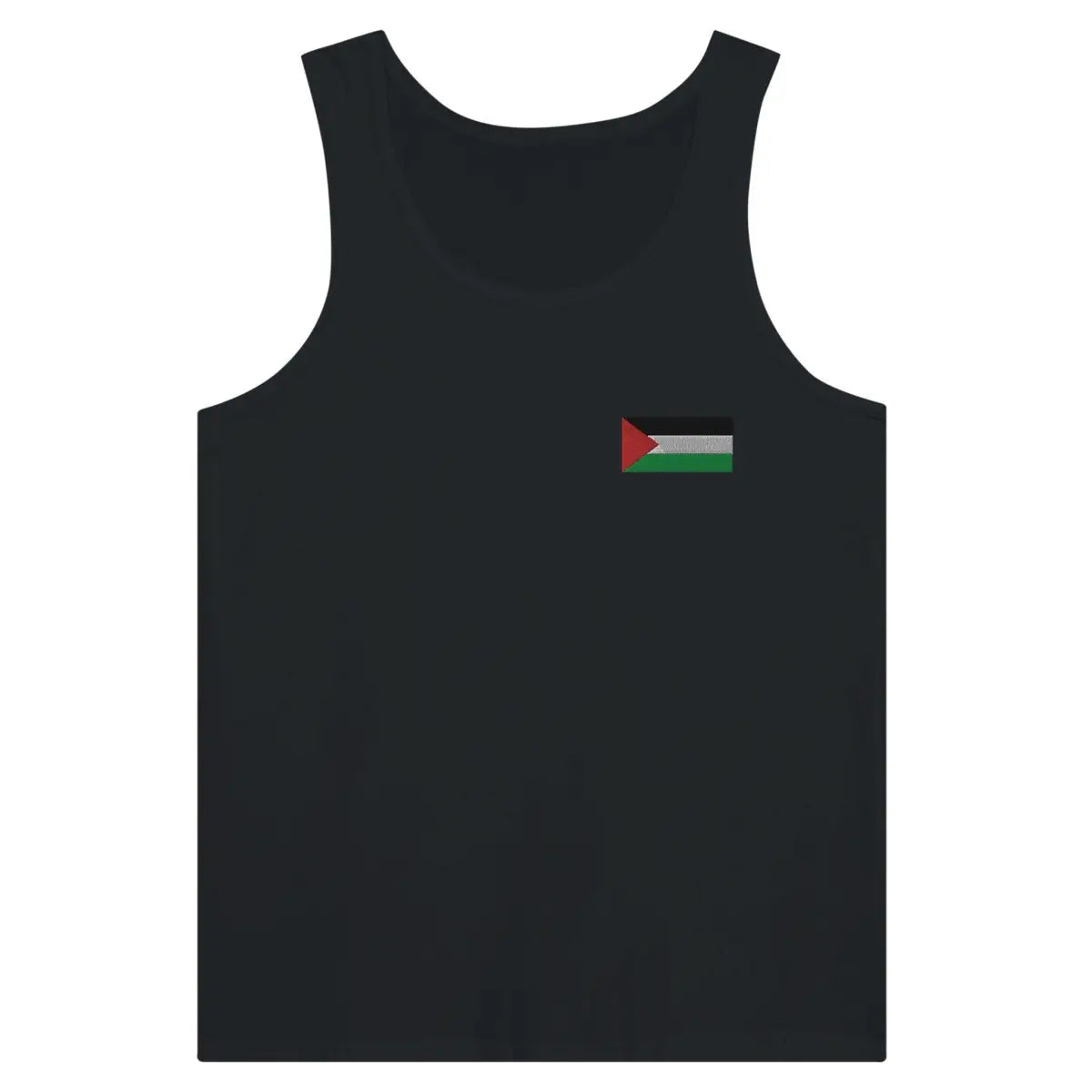 Débardeur drapeau palestine en broderie - pixelformaflag