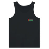 Débardeur drapeau palestine en broderie - pixelformaflag