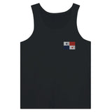 Débardeur drapeau panama en broderie - pixelformaflag