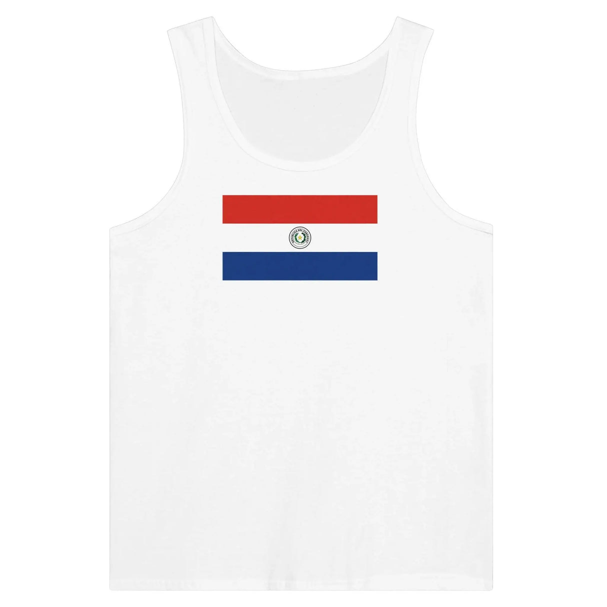 Débardeur drapeau paraguay tissu léger filé à l’anneau