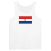 Débardeur drapeau paraguay tissu léger filé à l’anneau