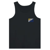 Débardeur drapeau pays-bas caraïbéen brodé tissu léger