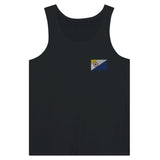 Débardeur drapeau pays-bas caraibéen en broderie - pixelformaflag