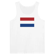Débardeur drapeau pays-bas coton peigné tissu léger