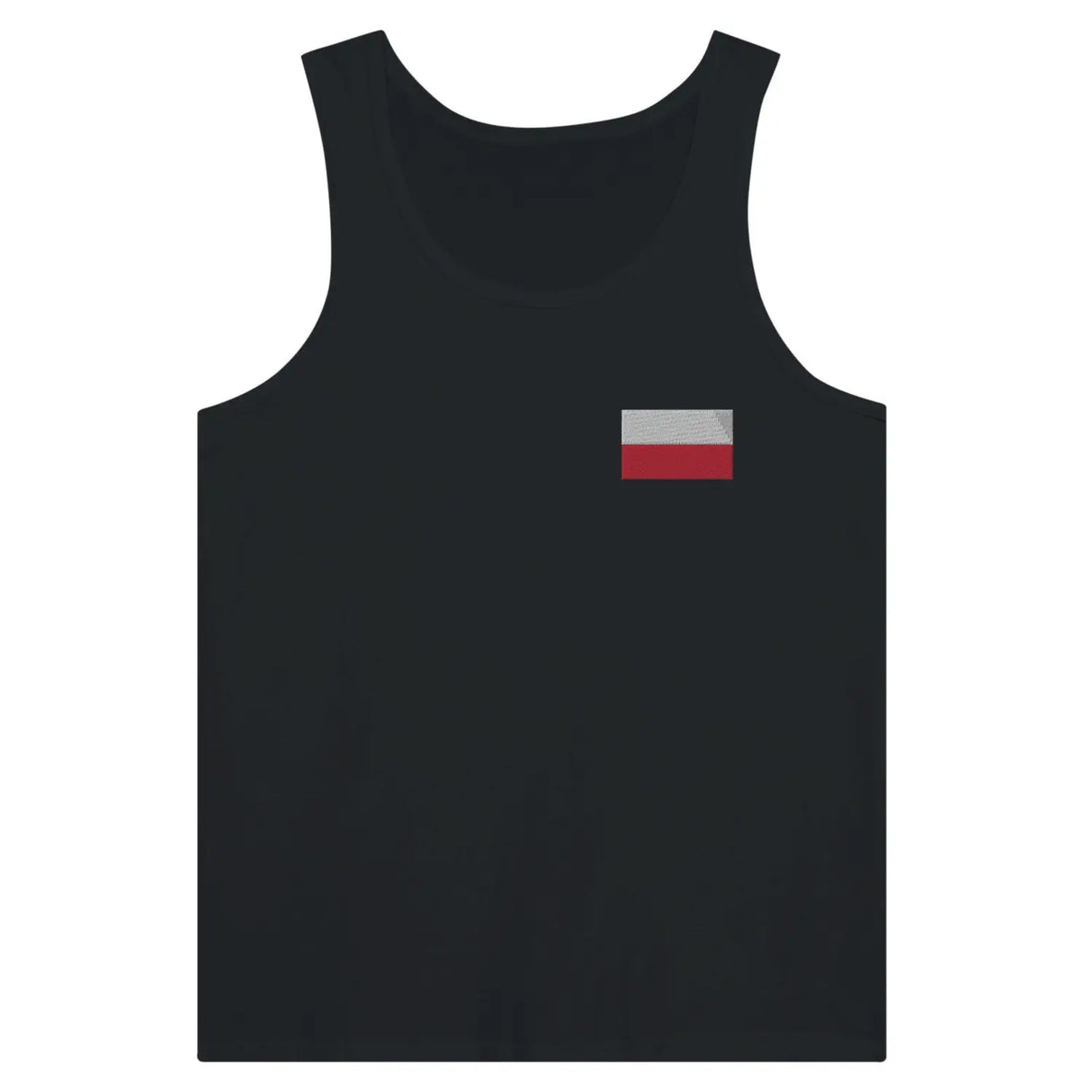 Débardeur drapeau pologne en broderie - pixelformaflag