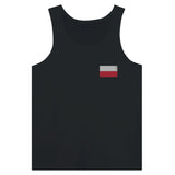 Débardeur drapeau pologne en broderie - pixelformaflag