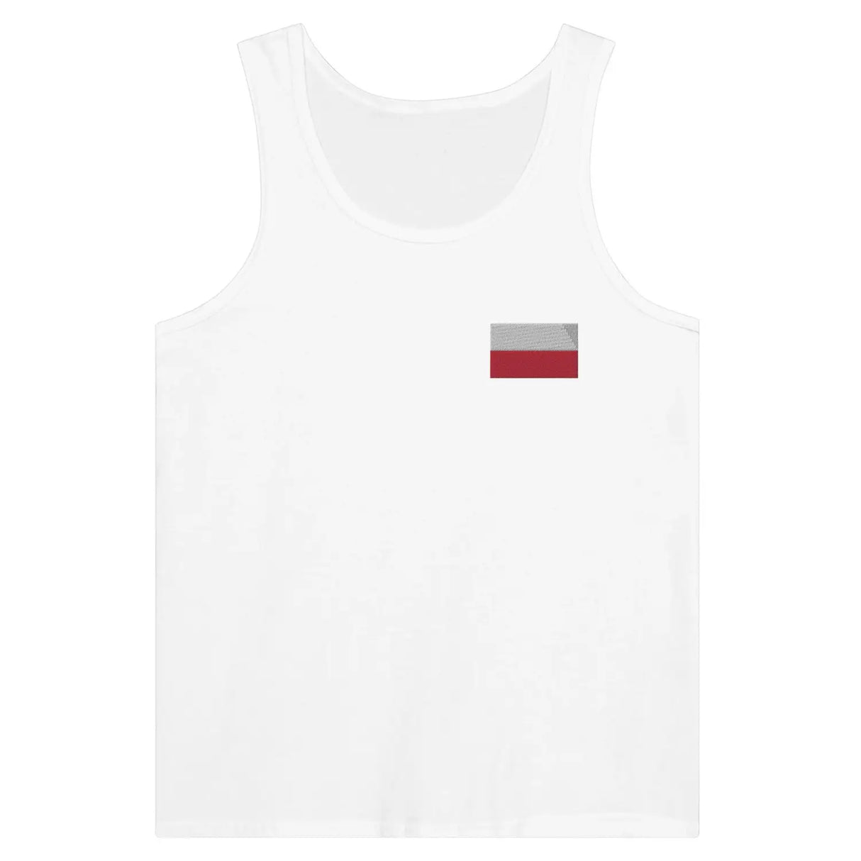 Débardeur drapeau pologne en broderie - pixelformaflag