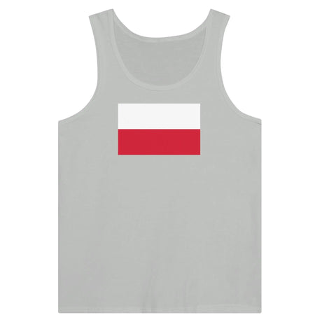 Débardeur drapeau pologne tissu léger douceur supérieure