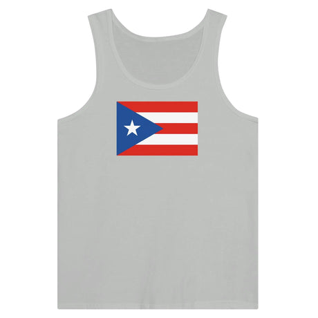 Débardeur drapeau porto rico tissu léger filé à l’anneau