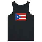 Débardeur drapeau porto rico tissu léger filé à l’anneau
