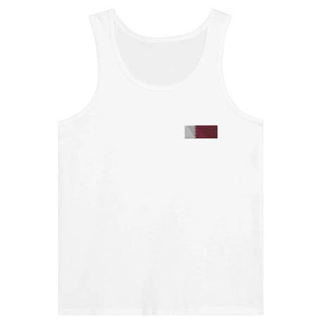 Débardeur drapeau qatar en broderie - pixelformaflag