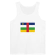 Débardeur drapeau république centrafricaine tissu léger