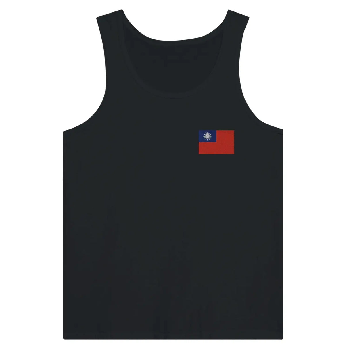 Débardeur drapeau république de chine en broderie - pixelformaflag