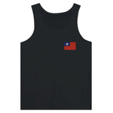 Débardeur drapeau république de chine en broderie - pixelformaflag