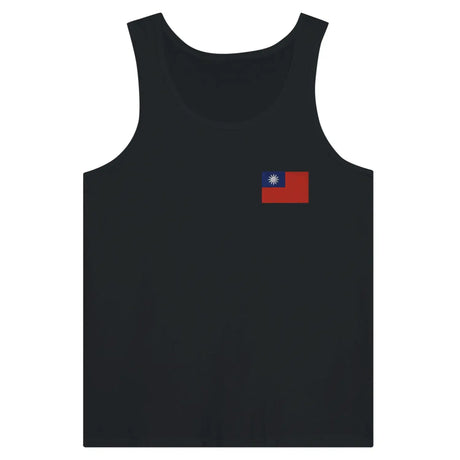 Débardeur drapeau république de chine en broderie - pixelformaflag