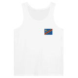 Débardeur drapeau république démocratique du congo en broderie - pixelformaflag