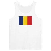 Débardeur drapeau roumanie tissu léger couleurs vives