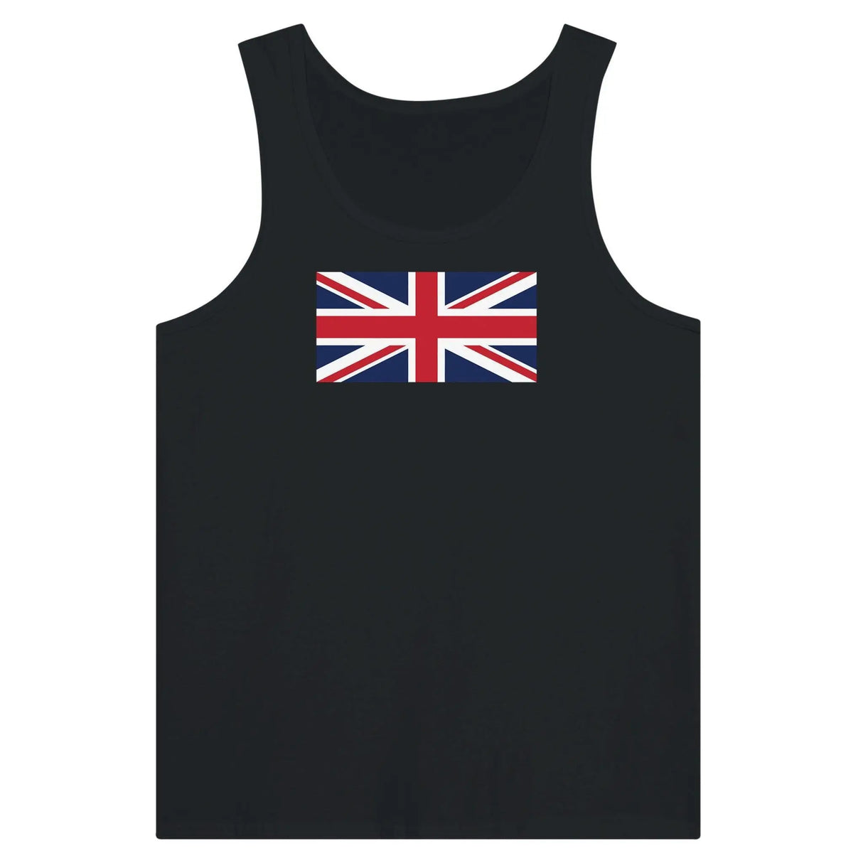 Débardeur drapeau royaume-uni coton peigné tissu léger