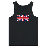 Débardeur drapeau royaume-uni coton peigné tissu léger