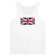 Débardeur drapeau royaume-uni coton peigné tissu léger