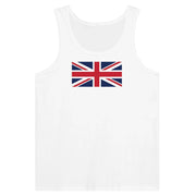 Débardeur drapeau royaume-uni coton peigné tissu léger