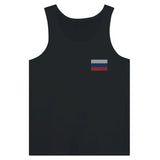 Débardeur drapeau russie en broderie - pixelformaflag