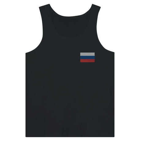 Débardeur drapeau russie en broderie - pixelformaflag