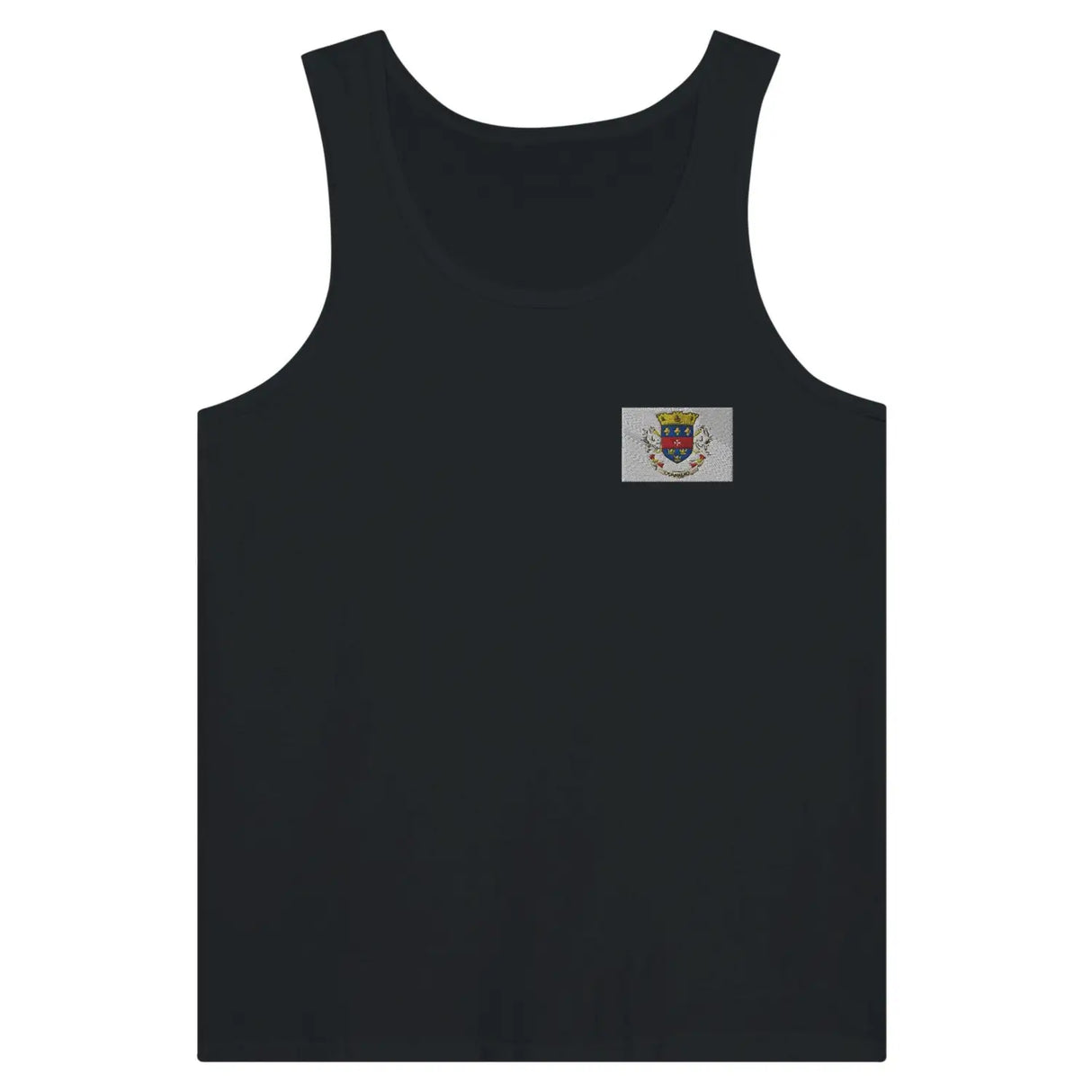 Débardeur drapeau saint-barthélemy en broderie - pixelformaflag