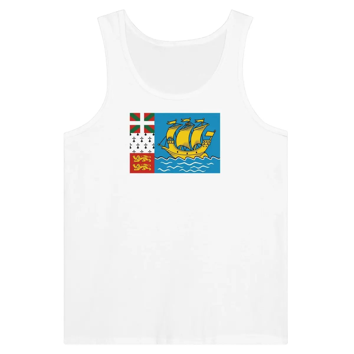 Débardeur drapeau saint-pierre-et-miquelon - pixelformaflag