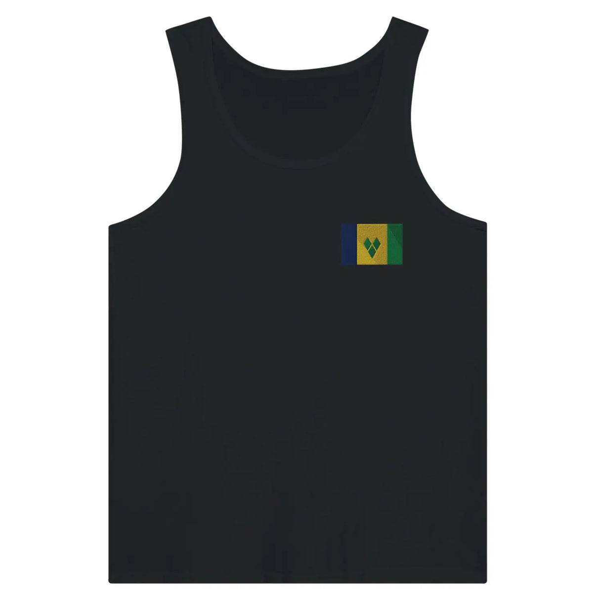 Débardeur drapeau saint-vincent-et-les-grenadines en broderie - pixelformaflag