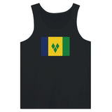 Débardeur drapeau saint-vincent-et-les-grenadines tissu léger