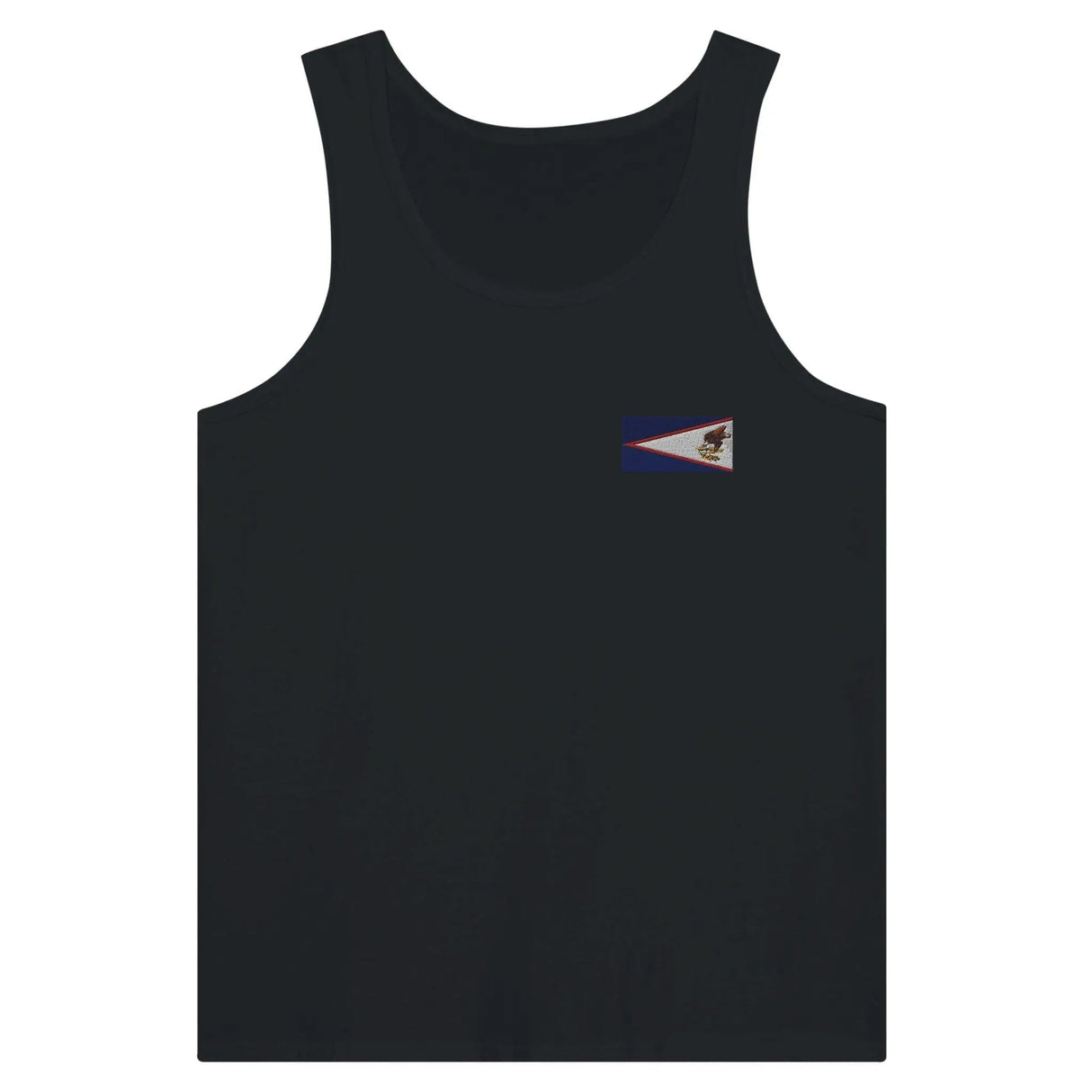 Débardeur drapeau samoa américaines tissu léger broderie
