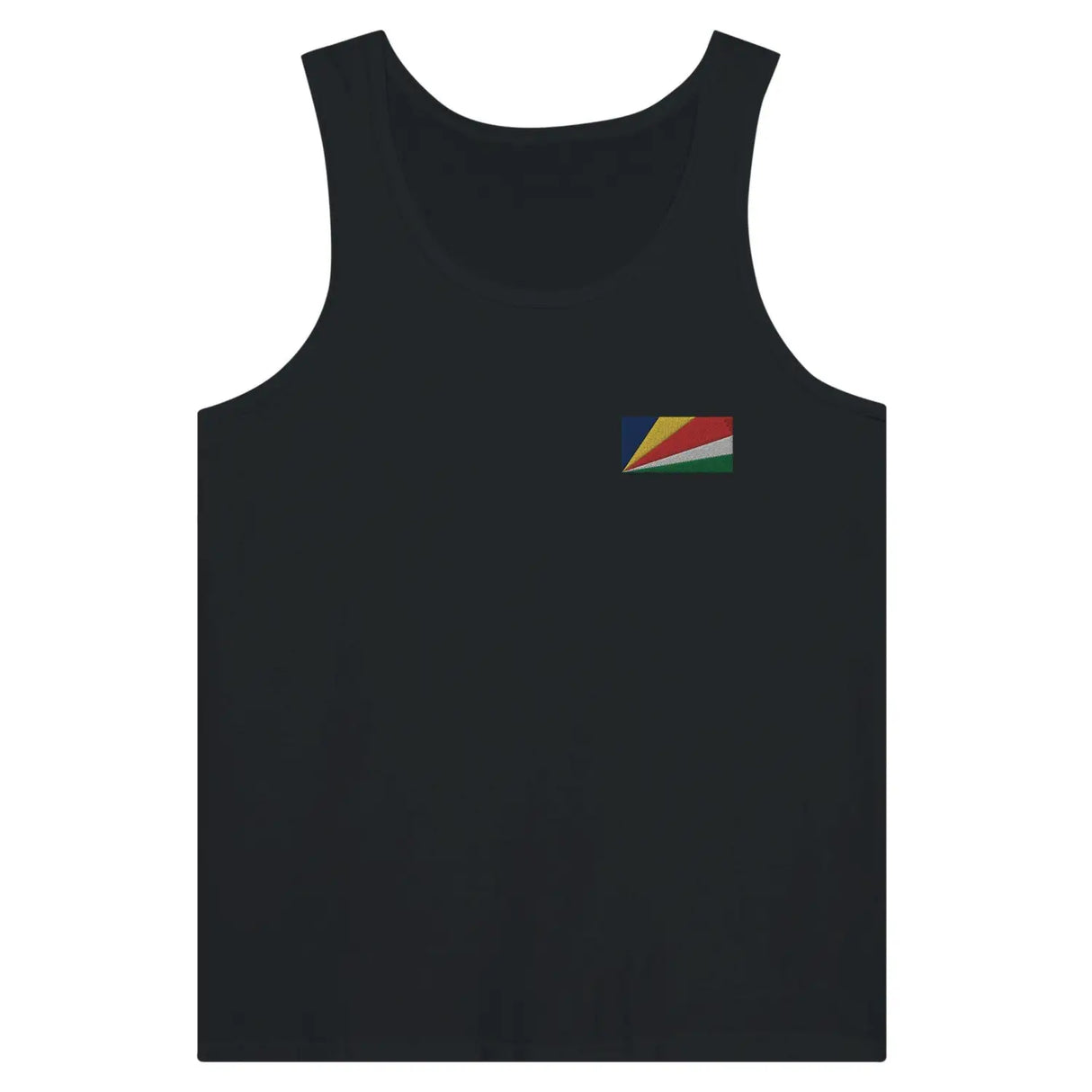 Débardeur drapeau seychelles en broderie - pixelformaflag
