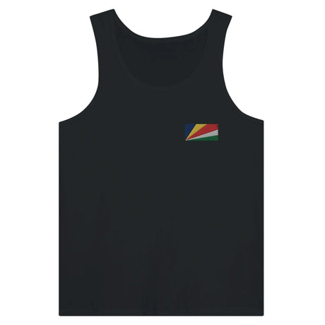 Débardeur drapeau seychelles en broderie - pixelformaflag