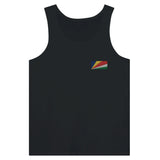 Débardeur drapeau seychelles tissu léger broderie couleur