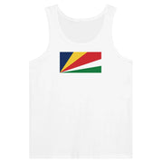 Débardeur drapeau seychelles tissu léger couleur vive