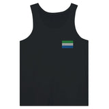 Débardeur drapeau sierra leone en broderie - pixelformaflag