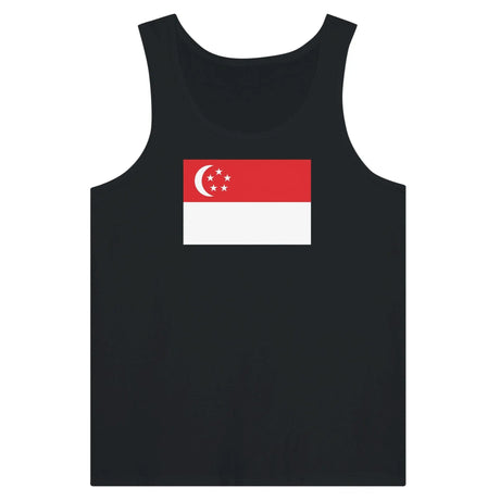 Débardeur drapeau singapour tissu léger douceur supérieure
