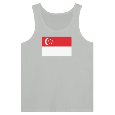 Débardeur drapeau singapour tissu léger douceur supérieure