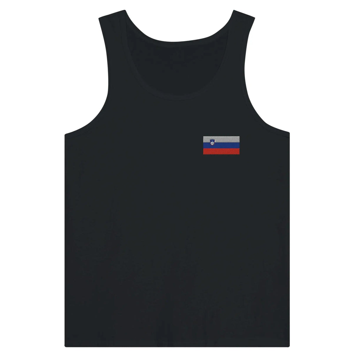Débardeur drapeau slovénie tissu léger broderie couleur