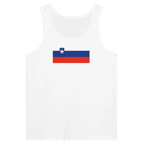 Débardeur drapeau slovénie tissu léger filé à l’anneau