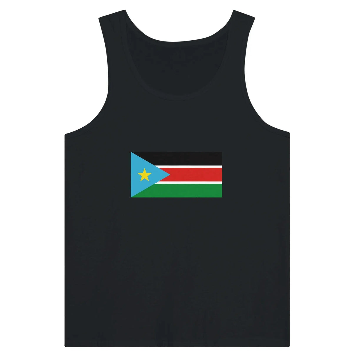 Débardeur drapeau soudan du sud tissu léger douceur