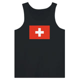 Débardeur drapeau suisse tissu léger douceur supérieure