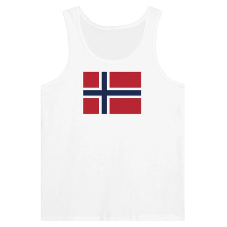 Débardeur drapeau svalbard jan mayen tissu léger imprimé