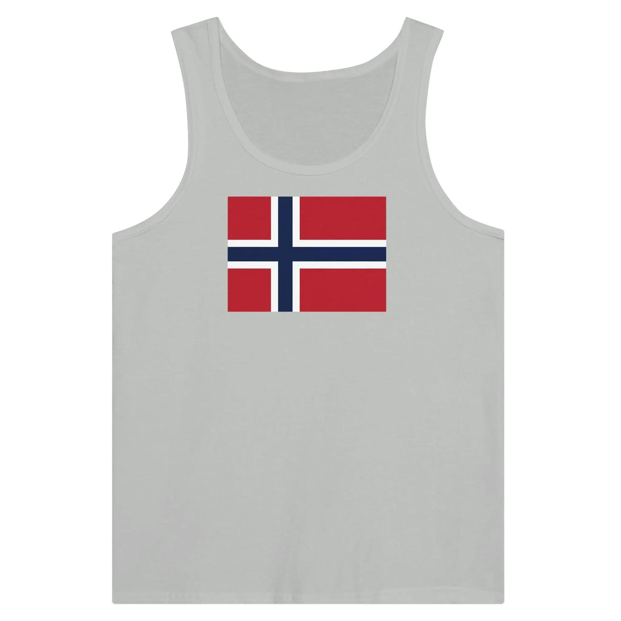 Débardeur drapeau svalbard jan mayen tissu léger imprimé