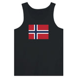 Débardeur drapeau svalbard jan mayen tissu léger imprimé