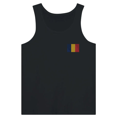 Débardeur drapeau tchad en broderie - pixelformaflag